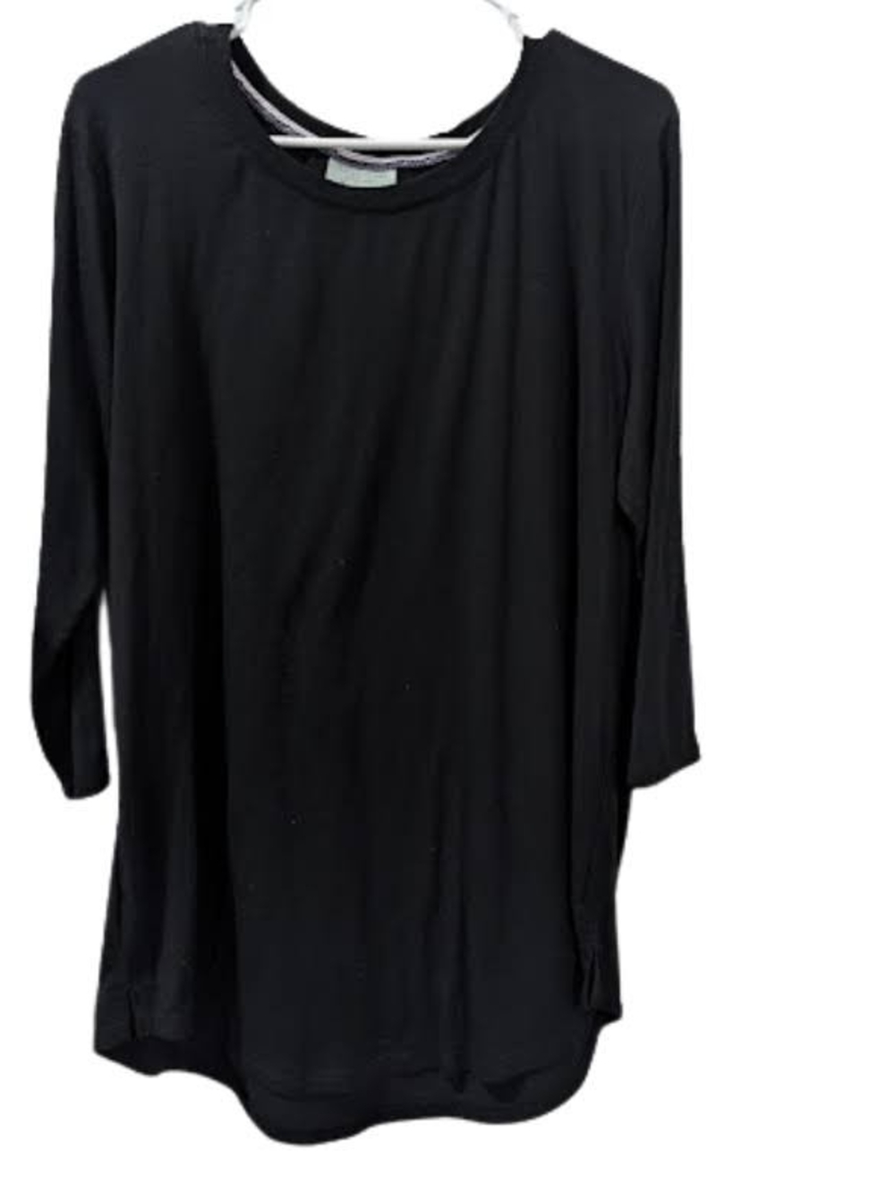 Bobbie Brooks Black Long Sleeve Tunic Top